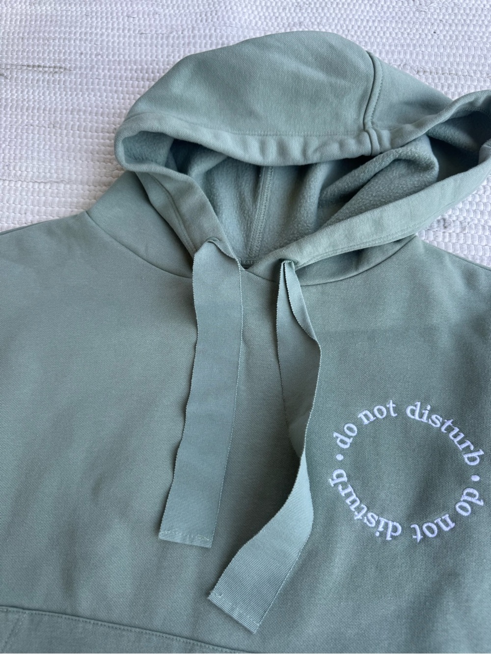 Lou & Grey Sage Green Hoodie and Shorts Loungewear Set - Picture 9 of 13